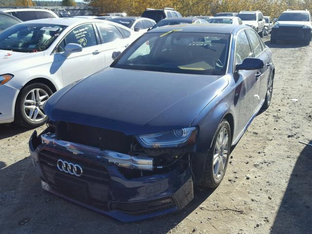 WAUFFAFL0EN016237 - 2014 AUDI A4 PREMIUM BLUE photo 2