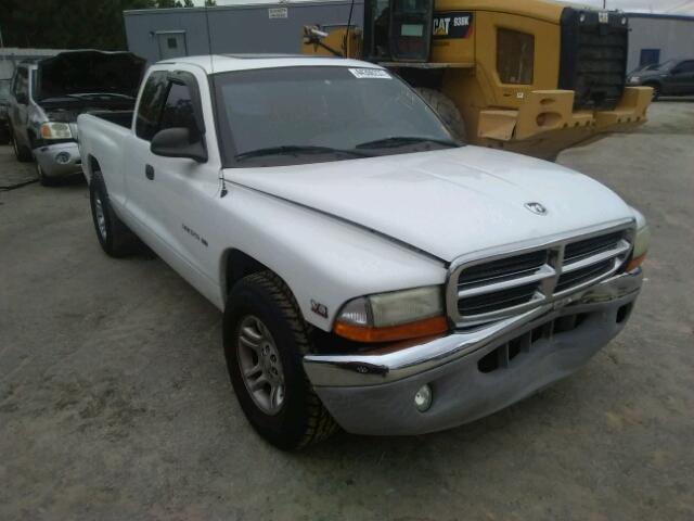 1B7GL22X6YS723556 - 2000 DODGE DAKOTA WHITE photo 1