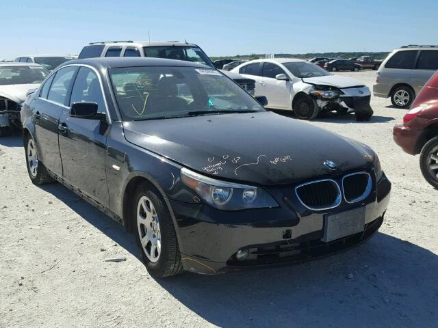 WBANA53514B175825 - 2004 BMW 525 I BLACK photo 1