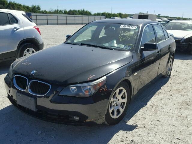 WBANA53514B175825 - 2004 BMW 525 I BLACK photo 2