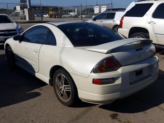 4A3AC74HX3E011838 - 2003 MITSUBISHI ECLIPSE GT WHITE photo 3