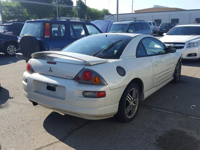 4A3AC74HX3E011838 - 2003 MITSUBISHI ECLIPSE GT WHITE photo 4