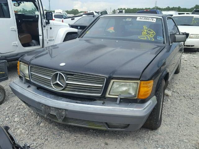 WDBCA45D6JA385958 - 1988 MERCEDES-BENZ 560 SEC BLACK photo 2