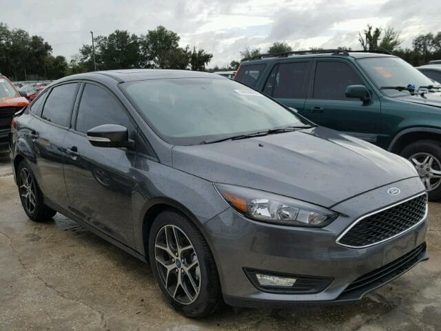 1FADP3H29HL221424 - 2017 FORD FOCUS SEL GRAY photo 1