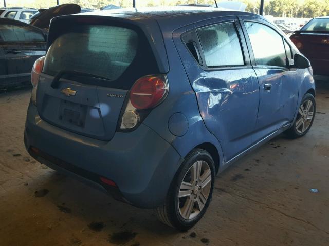 KL8CB6S96EC540554 - 2014 CHEVROLET SPARK LS BLUE photo 4