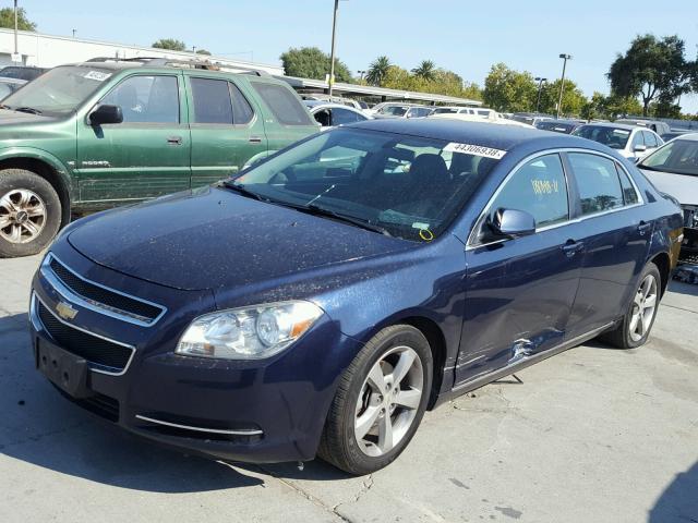 1G1ZC5EUXBF133039 - 2011 CHEVROLET MALIBU 1LT ლურჯი ფოტო 2