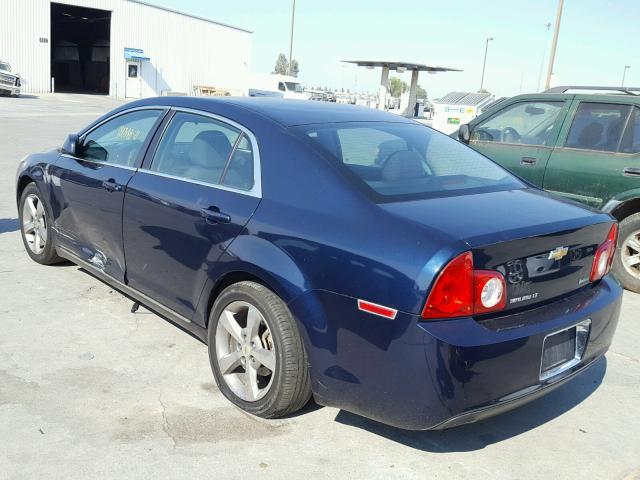 1G1ZC5EUXBF133039 - 2011 CHEVROLET MALIBU 1LT ლურჯი ფოტო 3