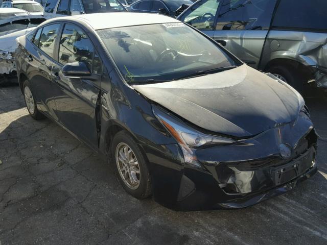 JTDKBRFU2G3504219 - 2016 TOYOTA PRIUS BLACK photo 1