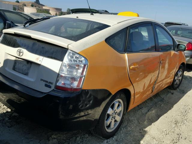 JTDKB20U493525821 - 2009 TOYOTA PRIUS TWO TONE photo 4