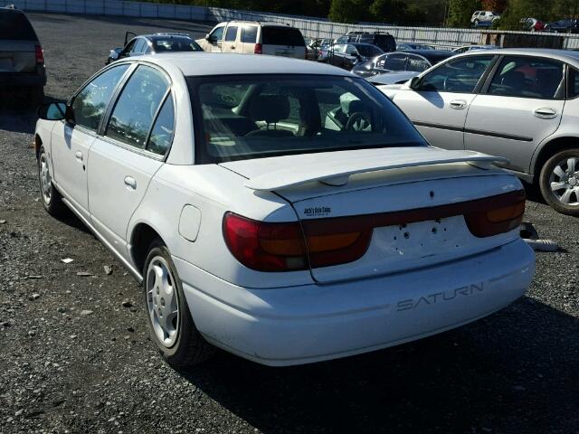 1G8ZK52762Z128177 - 2002 SATURN SL2 WHITE photo 3