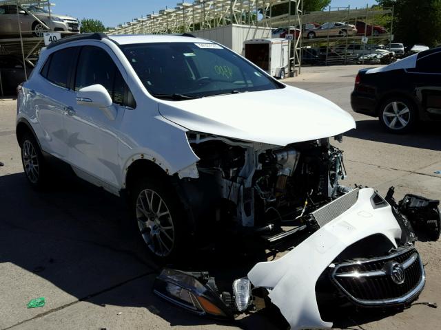 KL4CJ2SM6JB619028 - 2018 BUICK ENCORE SPO WHITE photo 1