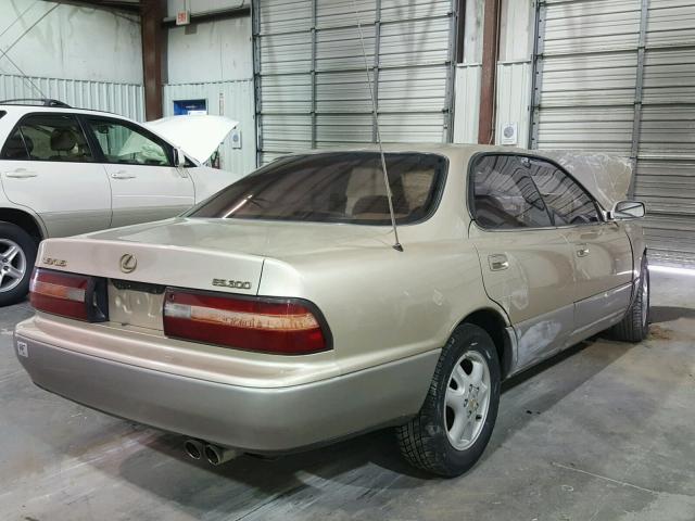 JT8GK13T0S0087503 - 1995 LEXUS ES GOLD photo 4