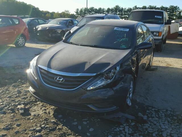 5NPEB4AC5CH493035 - 2012 HYUNDAI SONATA GLS BLUE photo 2