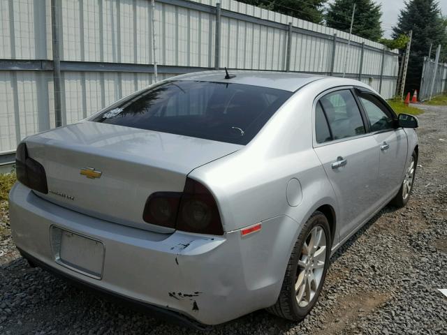 1G1ZE5E14BF390651 - 2011 CHEVROLET MALIBU LTZ ვერცხლისფერი ფოტო 4