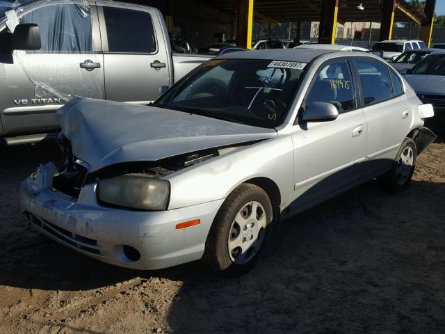 KMHDN45D41U238946 - 2001 HYUNDAI ELANTRA SILVER photo 2