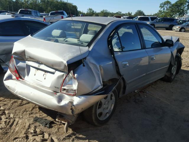 KMHDN45D41U238946 - 2001 HYUNDAI ELANTRA SILVER photo 4