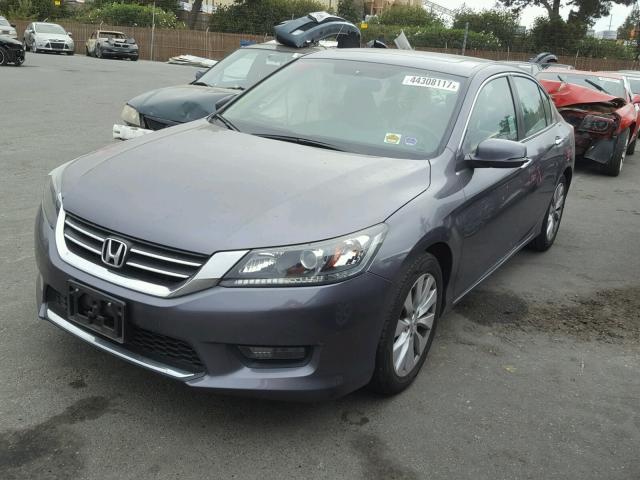 1HGCR2F75EA086878 - 2014 HONDA ACCORD EX GRAY photo 2