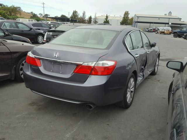 1HGCR2F75EA086878 - 2014 HONDA ACCORD EX GRAY photo 4