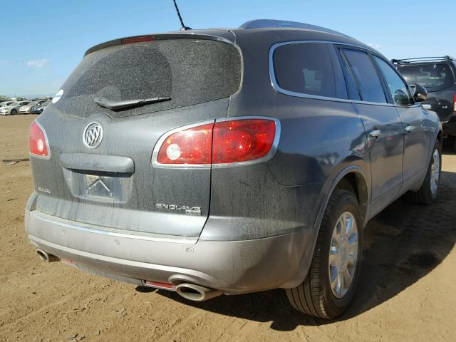 5GAKVBED0BJ176014 - 2011 BUICK ENCLAVE CX GRAY photo 4