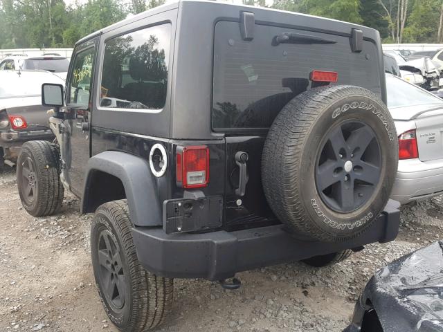 1C4AJWAG1DL701179 - 2013 JEEP WRANGLER S BLACK photo 3