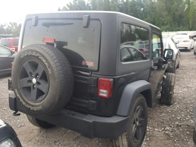 1C4AJWAG1DL701179 - 2013 JEEP WRANGLER S BLACK photo 4