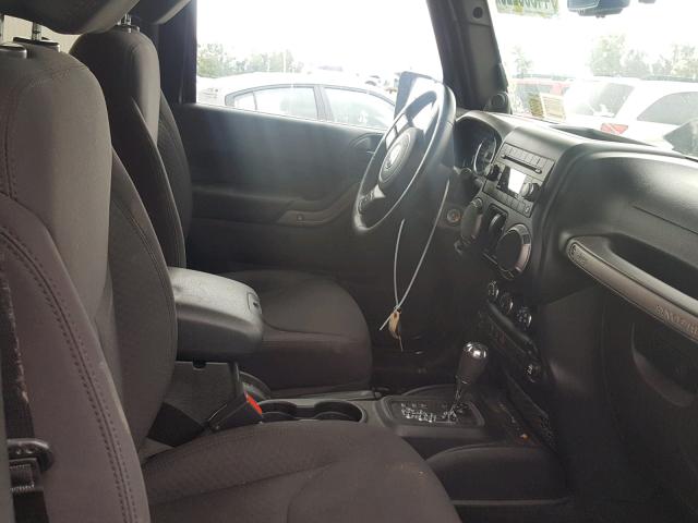 1C4AJWAG1DL701179 - 2013 JEEP WRANGLER S BLACK photo 5