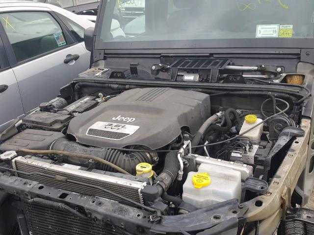 1C4AJWAG1DL701179 - 2013 JEEP WRANGLER S BLACK photo 7