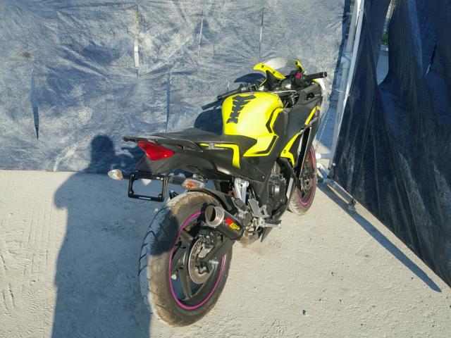 MLHNC5107G5200537 - 2016 HONDA CBR300 R YELLOW photo 4