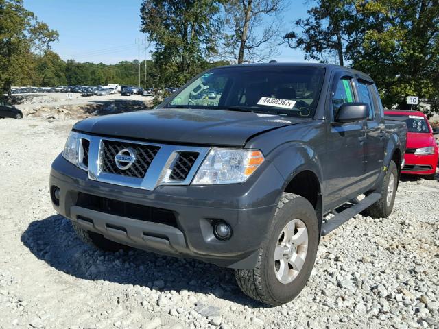 1N6AD0ER9DN720175 - 2013 NISSAN FRONTIER S GRAY photo 2