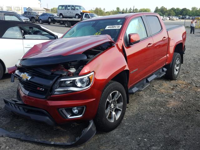 1GCGTCE32F1267069 - 2015 CHEVROLET COLORADO Z RED photo 2