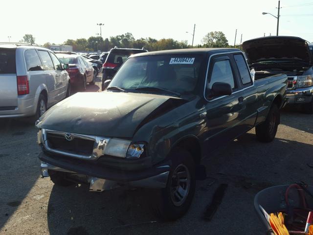 4F4YR16C2XTM16356 - 1999 MAZDA B2500 CAB GREEN photo 2