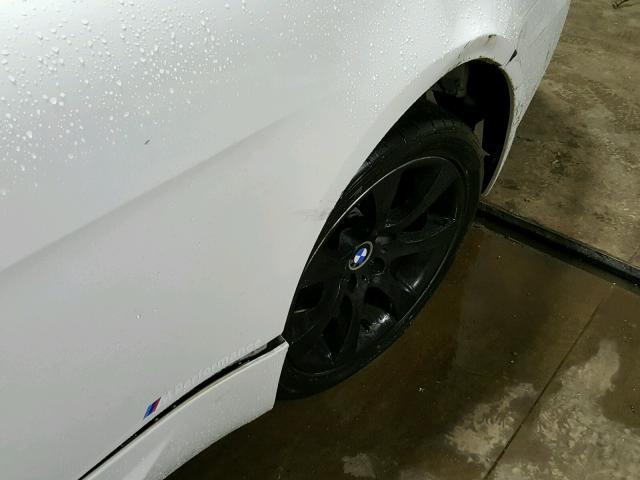 WBSEK93507CY78816 - 2007 BMW M6 WHITE photo 9