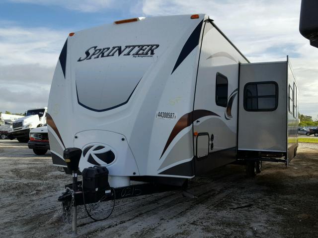 4YDT31624E1530215 - 2014 KEYSTONE SPRINTER TWO TONE photo 2