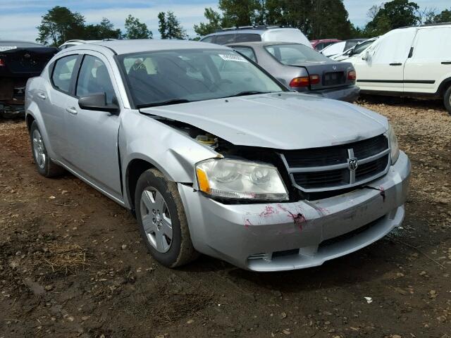 1B3CC4FB6AN142198 - 2010 DODGE AVENGER SX SILVER photo 1