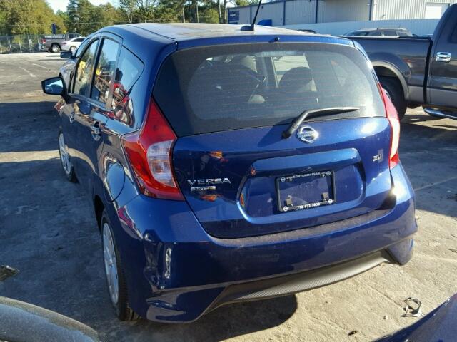 3N1CE2CP9HL356175 - 2017 NISSAN VERSA NOTE BLUE photo 3