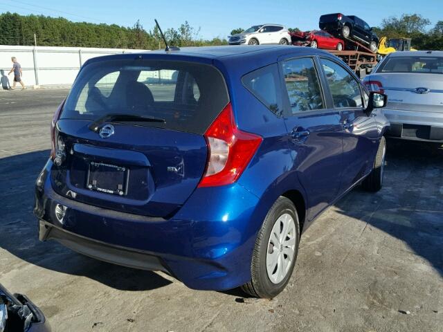 3N1CE2CP9HL356175 - 2017 NISSAN VERSA NOTE BLUE photo 4