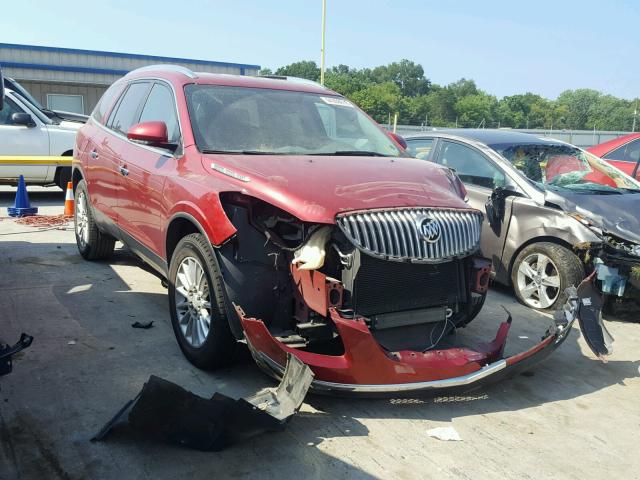 5GAKVCED7CJ307656 - 2012 BUICK ENCLAVE RED photo 1