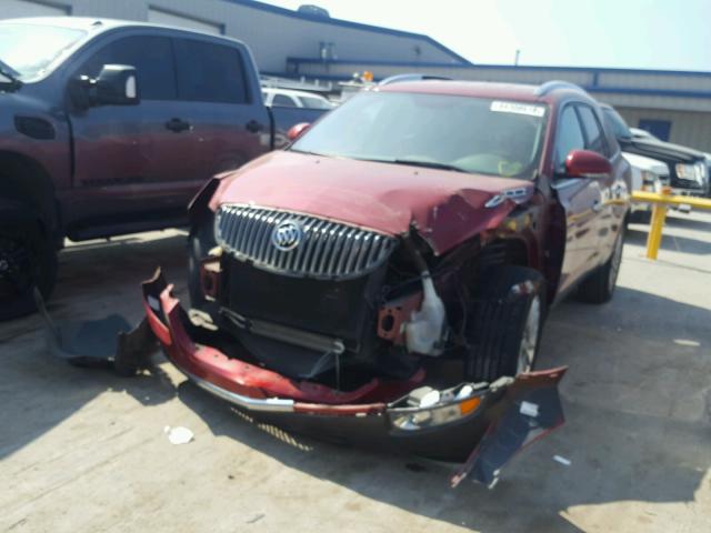 5GAKVCED7CJ307656 - 2012 BUICK ENCLAVE RED photo 2