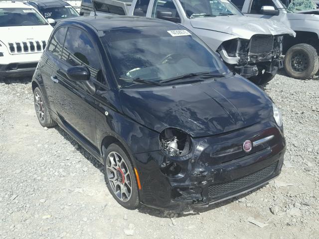 3C3CFFBR6FT550619 - 2015 FIAT 500 SPORT BLACK photo 1