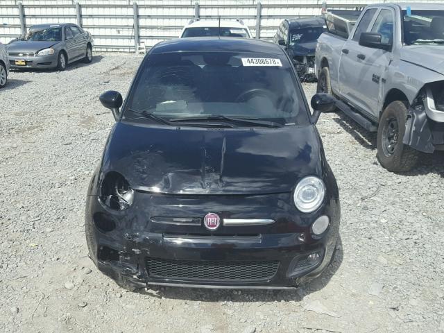 3C3CFFBR6FT550619 - 2015 FIAT 500 SPORT BLACK photo 9