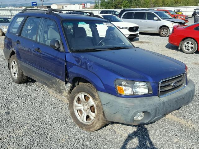 JF1SG63643H743389 - 2003 SUBARU FORESTER 2 BLUE photo 1