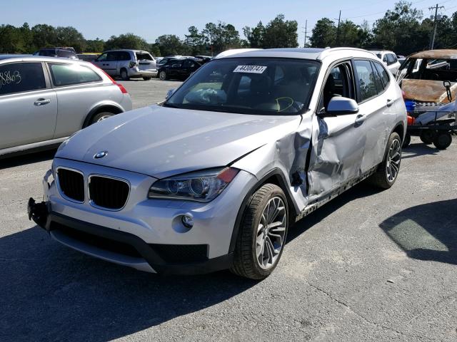 WBAVM5C57DVV90427 - 2013 BMW X1 SILVER photo 2