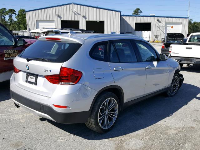 WBAVM5C57DVV90427 - 2013 BMW X1 SILVER photo 4