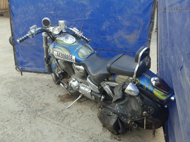 1HFSC46042A006627 - 2002 HONDA VTX1800 C BLUE photo 3