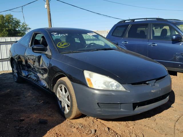 1HGCM82644A016253 - 2004 HONDA ACCORD BLACK photo 1