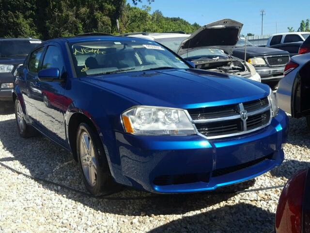 1B3CC1FB5AN196378 - 2010 DODGE AVENGER EX BLUE photo 1