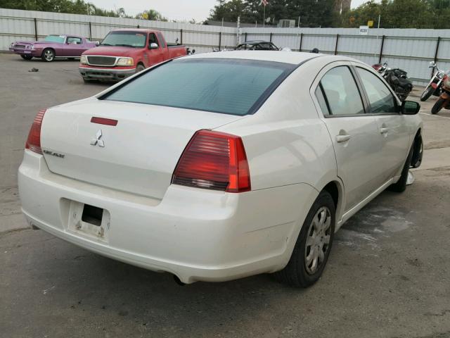 4A3AB36FX7E069316 - 2007 MITSUBISHI GALANT ES CREAM photo 4