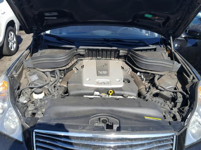 JN1AJ0HP0AM700018 - 2010 INFINITI EX35 BASE BLACK photo 7