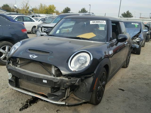 WMWXM7C59ET925530 - 2014 MINI COOPER S BLACK photo 2