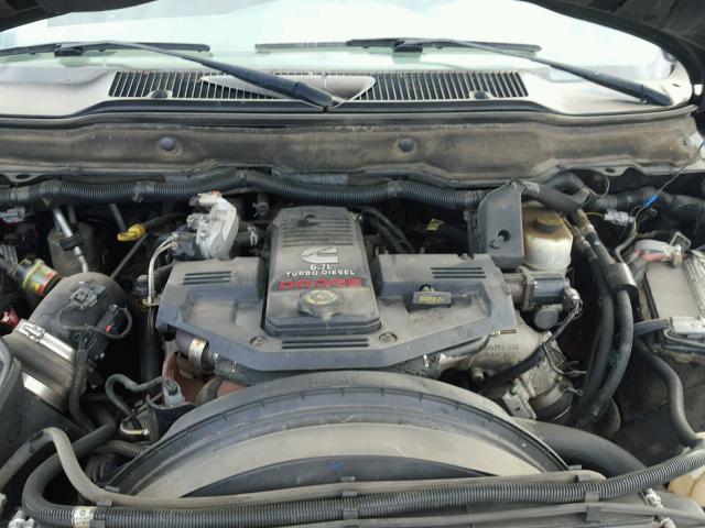 3D7KS28A38G178090 - 2008 DODGE RAM 2500 S BLACK photo 7